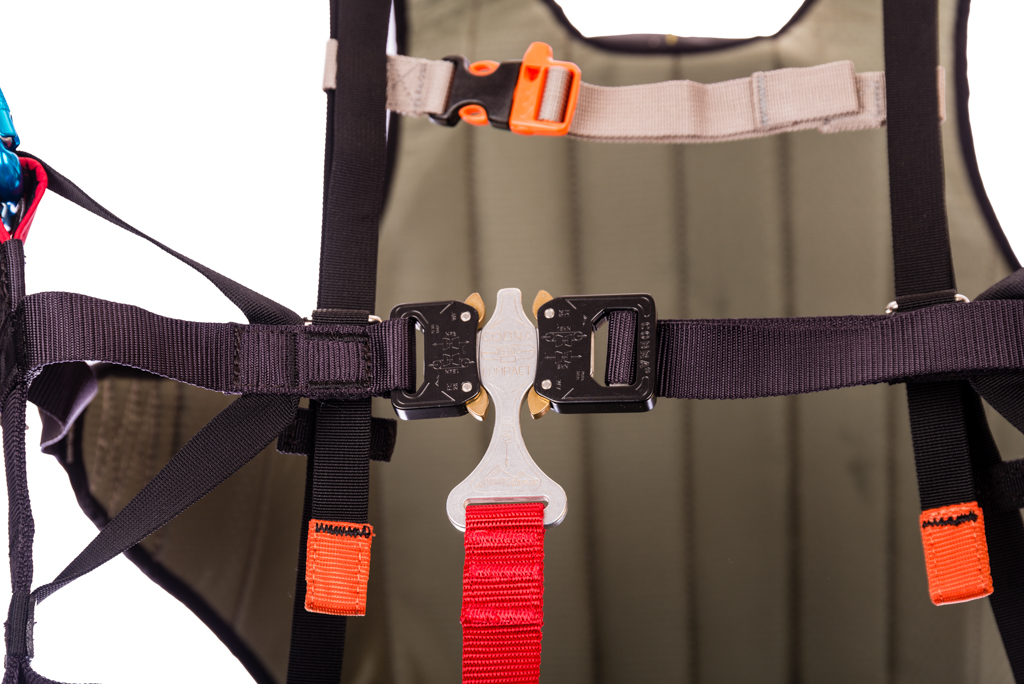 Non-forgettable safety chest strap