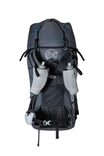 Rigid, watertight back, ergonomic carrying system