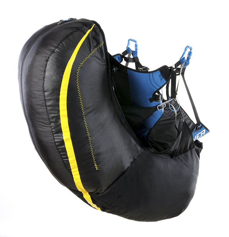 Mochila reversible con airbag, opcional